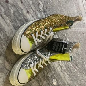Converse glitter men’s size 12, women’s size 14